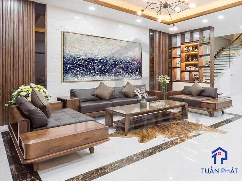 Thiết kế nội thất gỗ Hương tự nhiên