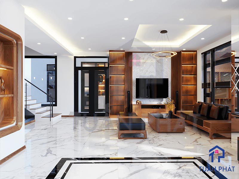 Thiết kế nội thất gỗ Óc Chó tự nhiên