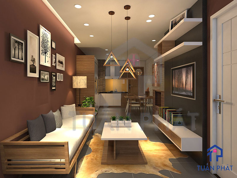 Thiết kế thi công nội thất căn hộ cùng phong cách tối giản