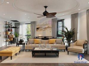 Thiết kế căn hộ 132m2 3 phòng ngủ không gian sống hoàn hảo