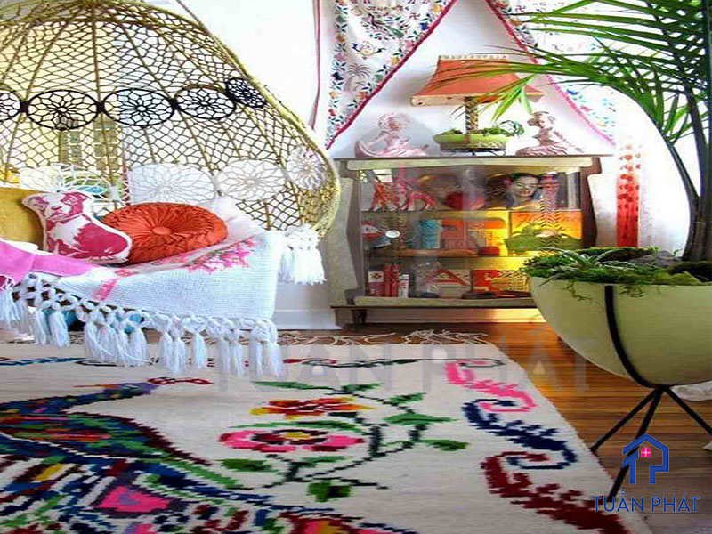 20+ Tổng Hợp Các Kiểu Thiết Kế Nội Thất Phong Cách Bohemian Độc Đáo, Ấn Tượng 14 Thiet ke noi that nha o phong cach Bohemian 10