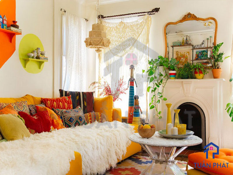 20+ Tổng Hợp Các Kiểu Thiết Kế Nội Thất Phong Cách Bohemian Độc Đáo, Ấn Tượng 20 Thiet ke noi that nha o phong cach Bohemian 2