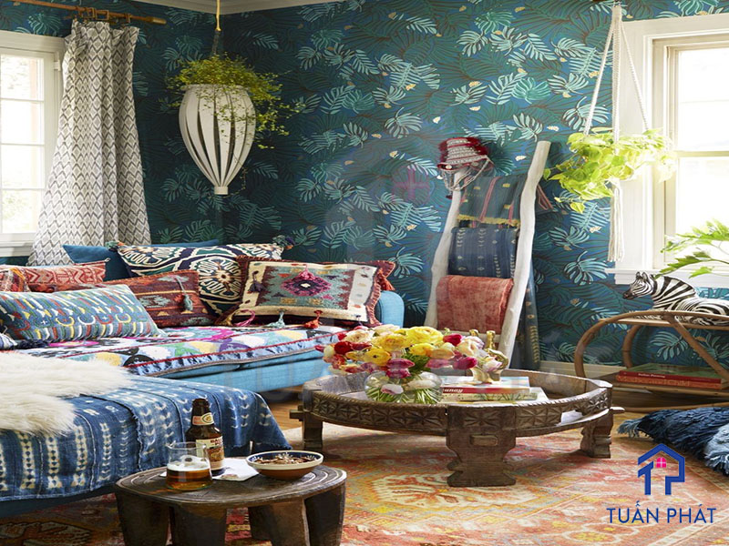 20+ Tổng Hợp Các Kiểu Thiết Kế Nội Thất Phong Cách Bohemian Độc Đáo, Ấn Tượng 7 Thiet ke noi that nha o phong cach Bohemian 25