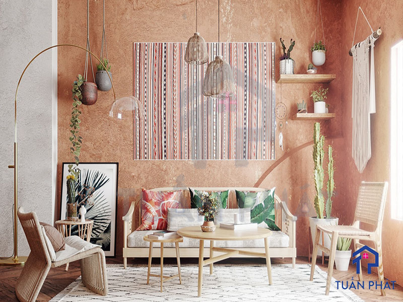 20+ Tổng Hợp Các Kiểu Thiết Kế Nội Thất Phong Cách Bohemian Độc Đáo, Ấn Tượng 9 Thiet ke noi that nha o phong cach Bohemian 37
