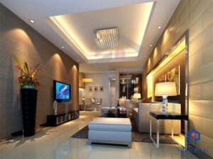 Ý tưởng thiết kế nội thất căn hộ belleza 75m2 cao cấp