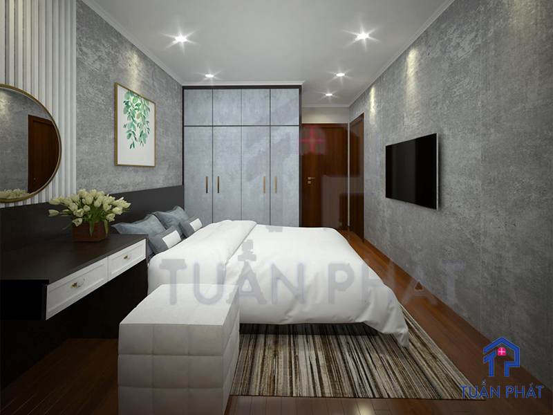 Thiết kế nội thất chung cư 73m2 Bình Dương 19 Thiết kế nội thất chung cư 73m2 Bình Dương - Phòng ngủ con trai