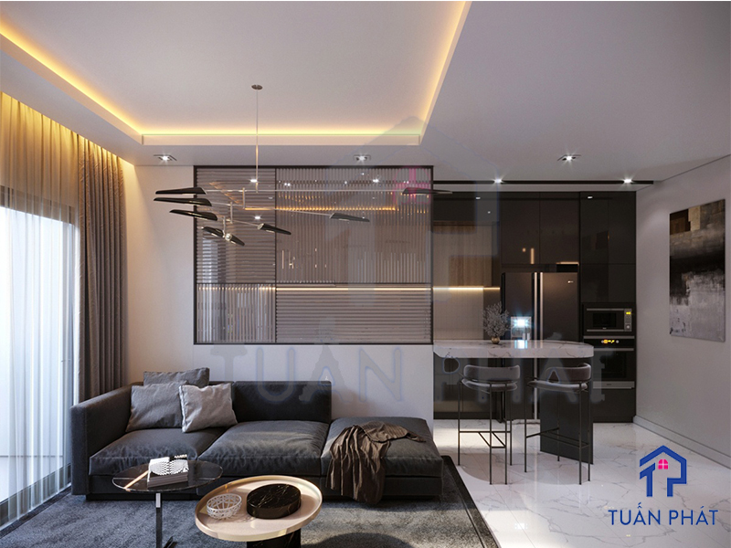 Thiết kế nội thất chung cư 73m2 Bình Dương 12 tạo cảm giác gần gũi hơn với các thành viên trong gia đình