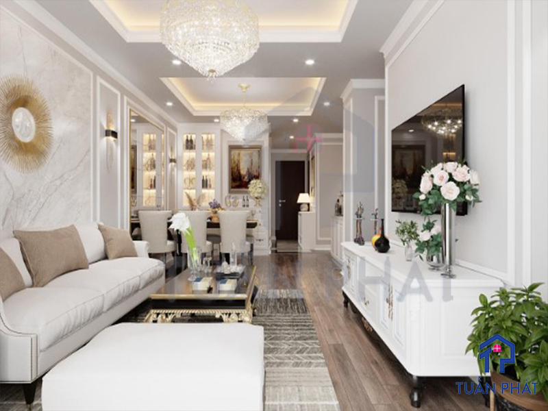 thiet ke noi that chung cu tan co dien 7