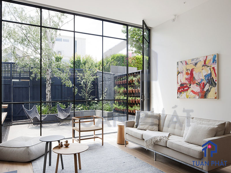 15+ Mẫu Phòng Khách Nhà Ống Đẹp Mê Ly 21 Phong khach nha ong 17