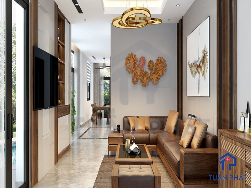 15+ Mẫu Phòng Khách Nhà Ống Đẹp Mê Ly 14 Phong khach nha ong 24