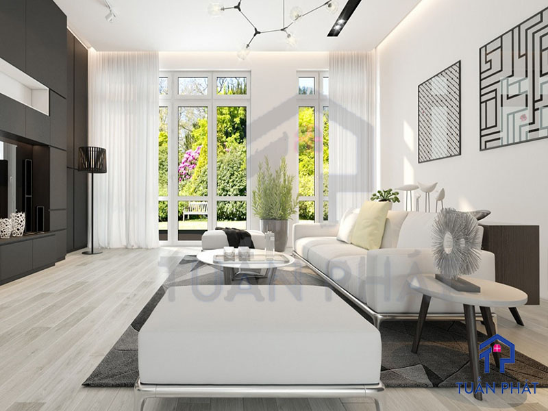 15+ Mẫu Phòng Khách Nhà Ống Đẹp Mê Ly 12 Phong khach nha ong 25