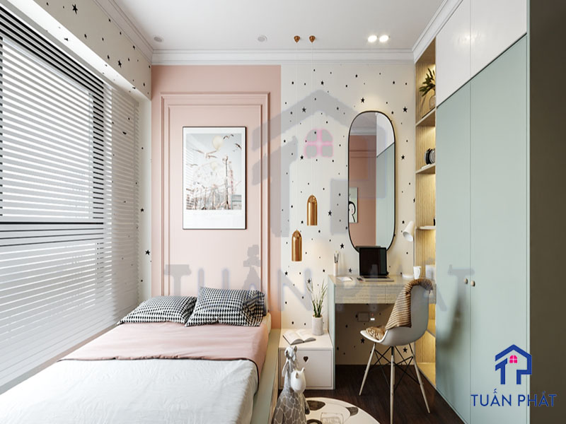 20+ Các Mẫu Thiết Kế Nội Thất Phòng Ngủ Cho Con Gái Từ Tính Cách Dịu Dàng Đến Cá Tính Mạnh Mẽ 17 Thiet Ke Noi That Phong Ngu Cho Con Gai 13