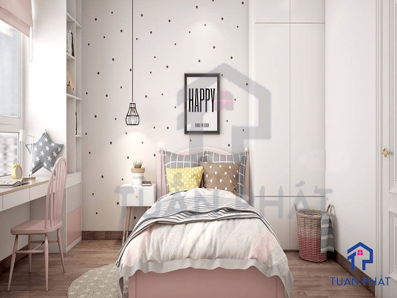 20+ Các Mẫu Thiết Kế Nội Thất Phòng Ngủ Cho Con Gái Từ Tính Cách Dịu Dàng Đến Cá Tính Mạnh Mẽ 12 Thiet Ke Noi That Phong Ngu Cho Con Gai 19