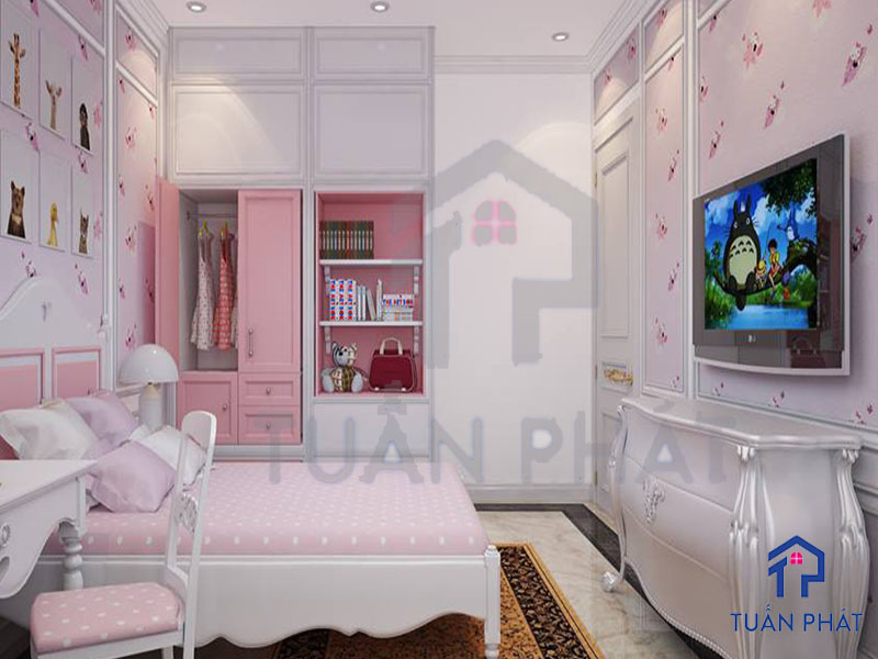 20+ Các Mẫu Thiết Kế Nội Thất Phòng Ngủ Cho Con Gái Từ Tính Cách Dịu Dàng Đến Cá Tính Mạnh Mẽ 28 Thiet Ke Noi That Phong Ngu Cho Con Gai 33