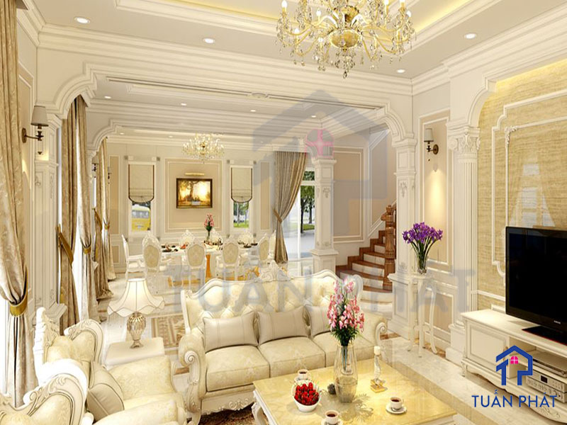 20+ Các Mẫu Thiết Kế Nội Thất Tân Cổ Điển Tinh Tế Và Sang Trọng 23 Thiet ke noi that Tan Co Dien 11