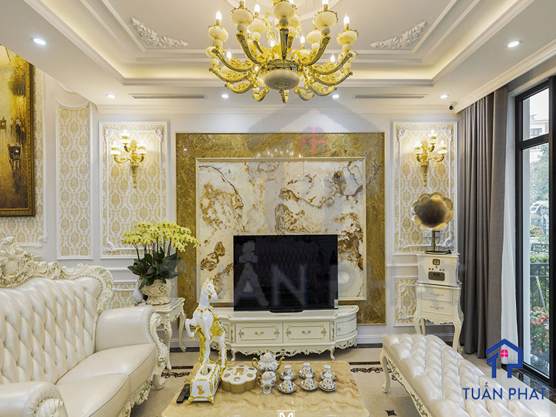 20+ Các Mẫu Thiết Kế Nội Thất Tân Cổ Điển Tinh Tế Và Sang Trọng 28 Thiet ke noi that Tan Co Dien 16