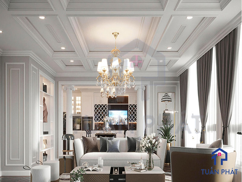 20+ Các Mẫu Thiết Kế Nội Thất Tân Cổ Điển Tinh Tế Và Sang Trọng 16 Thiet ke noi that Tan Co Dien 4