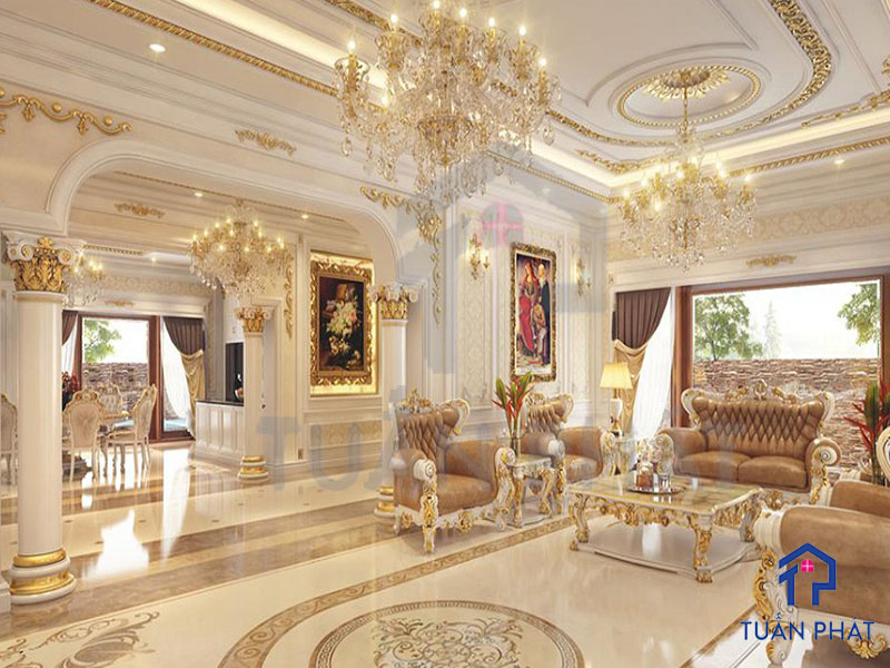20+ Các Mẫu Thiết Kế Nội Thất Tân Cổ Điển Tinh Tế Và Sang Trọng 19 Thiet ke noi that Tan Co Dien 7