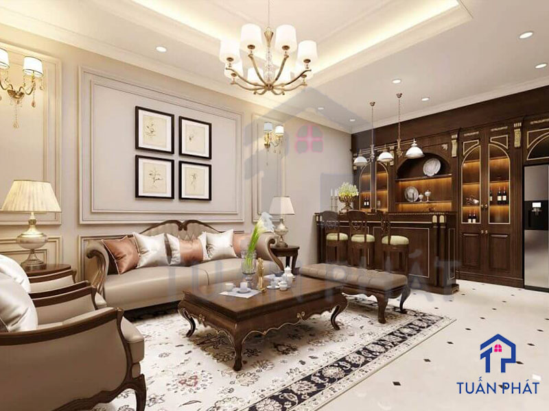 20+ Các Mẫu Thiết Kế Nội Thất Tân Cổ Điển Tinh Tế Và Sang Trọng 20 Thiet ke noi that Tan Co Dien 8