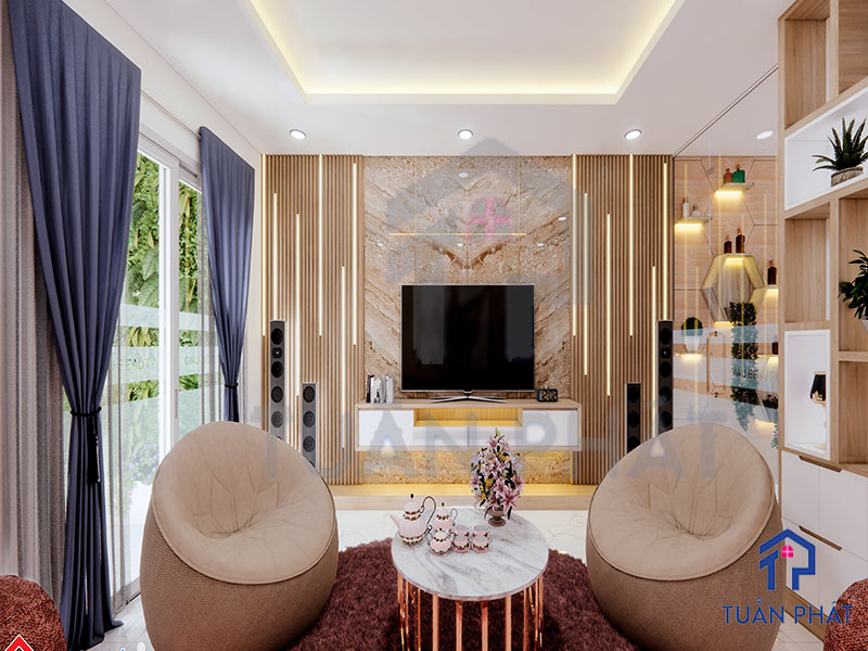 20+ Mẫu CácThiết Kế Nội Thất Phòng Khách Đẹp, Sang Trọng Và Tiết Kiệm Chi Phí 34 Thiet ke noi that phong khach 16