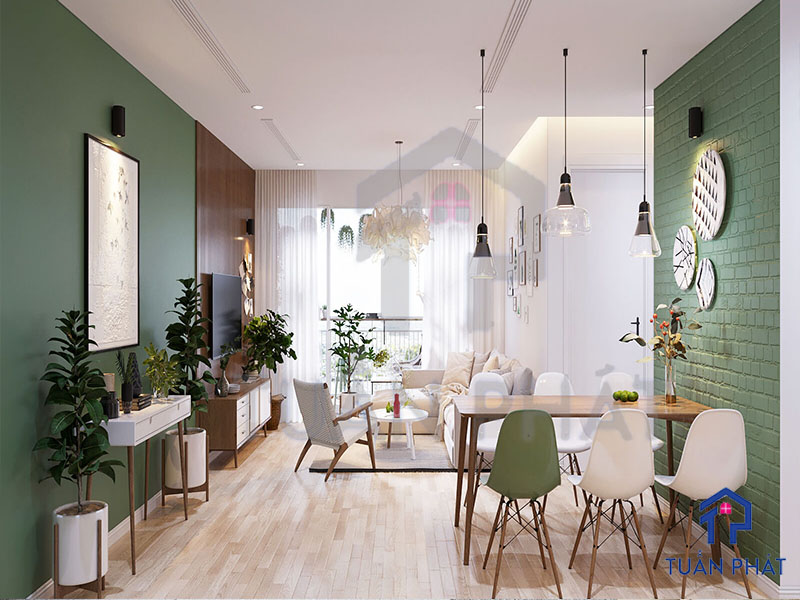 Thi công mẫu thiết kế nội thất căn hộ 60m2 hiện đại 18 mau thiet ke noi that can ho 60m2 hien dai 11