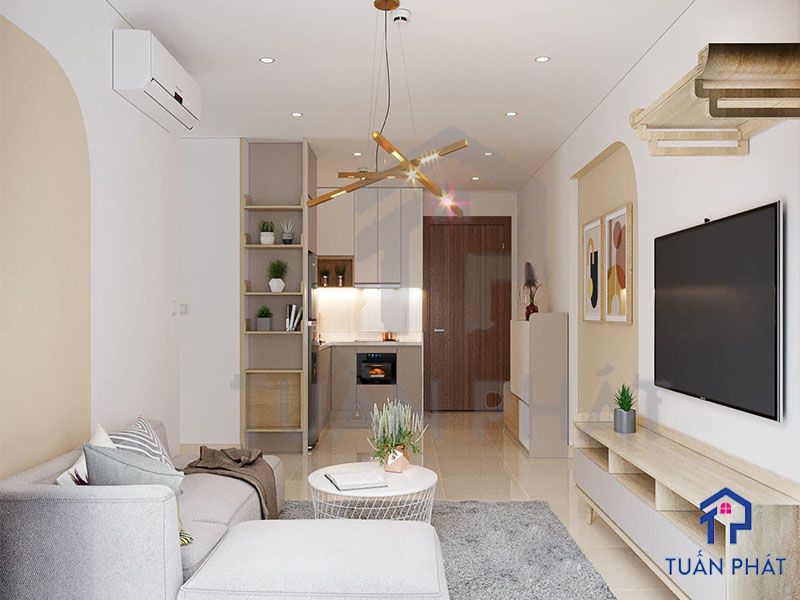 Thi công mẫu thiết kế nội thất căn hộ 60m2 hiện đại 29 mau thiet ke noi that can ho 60m2 hien dai 12