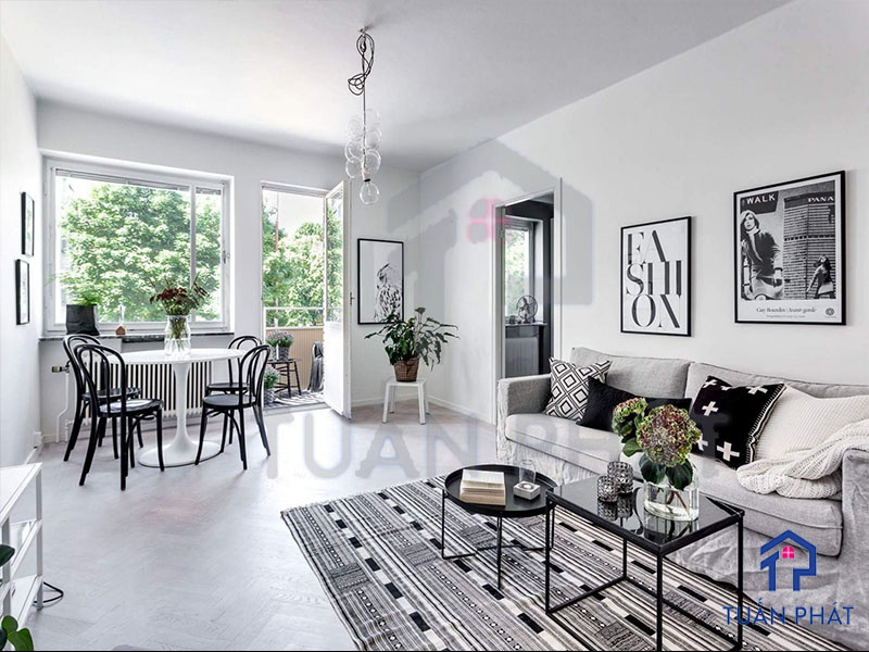 Thi công mẫu thiết kế nội thất căn hộ 60m2 hiện đại 26 mau thiet ke noi that can ho 60m2 hien dai 17