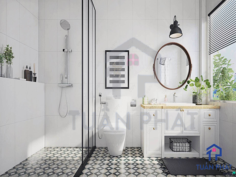 Thiết kế nội thất nhà phố nhỏ hiện đại, sang trọng 12 không gian phòng tắm được sạch sẽ gọn gàng