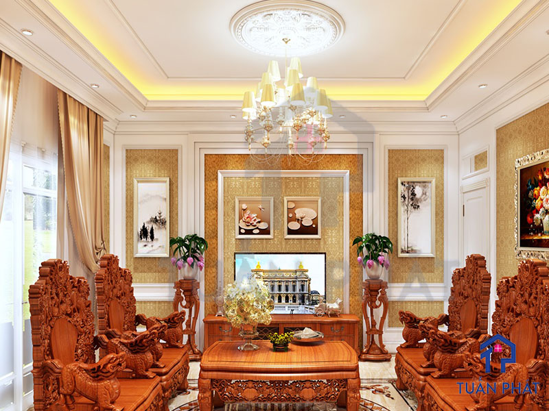 20+ Các Mẫu Thi Công Nội Thất Gỗ Óc Chó Sang Trọng 38 thi cong noi that go oc cho 11