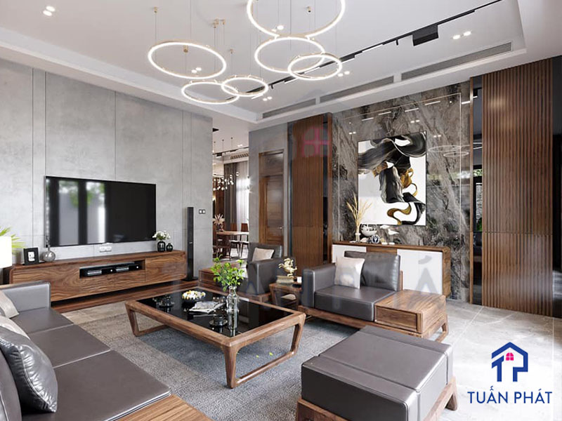 20+ Các Mẫu Thi Công Nội Thất Gỗ Óc Chó Sang Trọng 33 thi cong noi that go oc cho 16