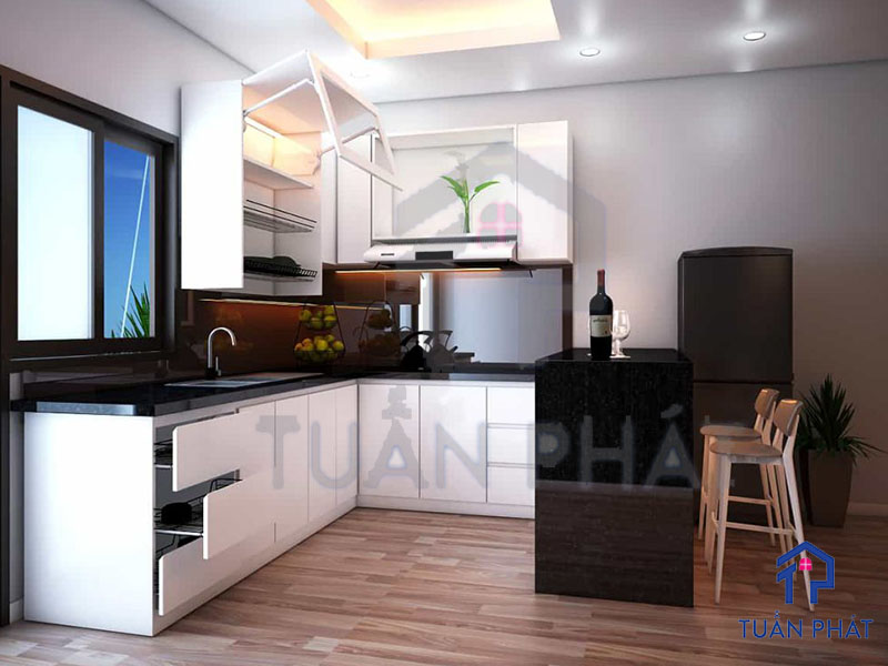 20+ Các Mẫu Thi Công Nội Thất Phòng Bếp Đẹp Và Tiện Nghi 51 thi cong noi that phong bep 1 1