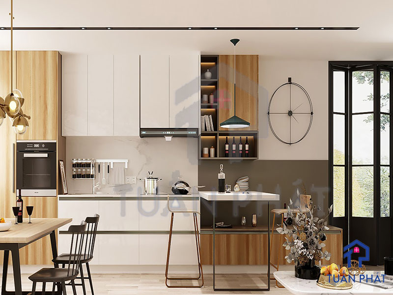 20+ Các Mẫu Thi Công Nội Thất Phòng Bếp Đẹp Và Tiện Nghi 29 thi cong noi that phong bep 23 1