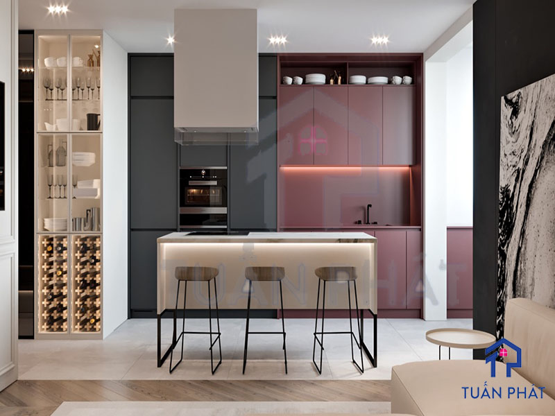 20+ Các Mẫu Thi Công Nội Thất Phòng Bếp Đẹp Và Tiện Nghi 25 thi cong noi that phong bep 27 1