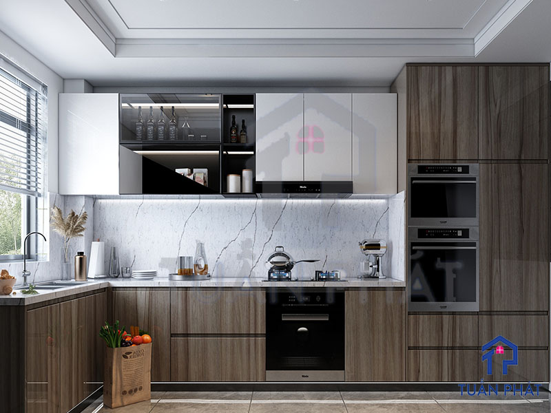 20+ Các Mẫu Thi Công Nội Thất Phòng Bếp Đẹp Và Tiện Nghi 59 thi cong noi that phong bep 39