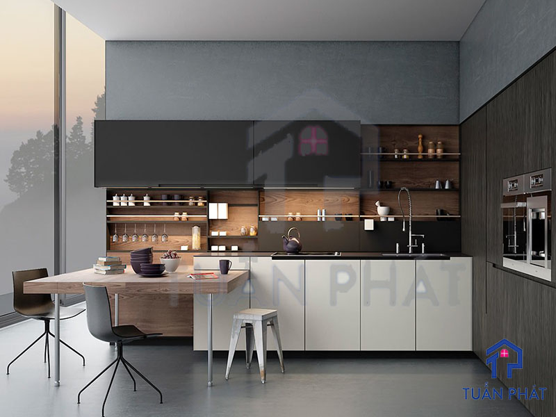 20+ Các Mẫu Thi Công Nội Thất Phòng Bếp Đẹp Và Tiện Nghi 56 thi cong noi that phong bep 42