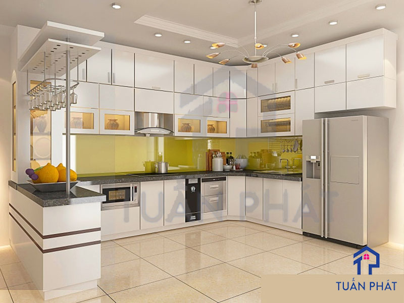 20+ Các Mẫu Thi Công Nội Thất Phòng Bếp Đẹp Và Tiện Nghi 53 thi cong noi that phong bep 45