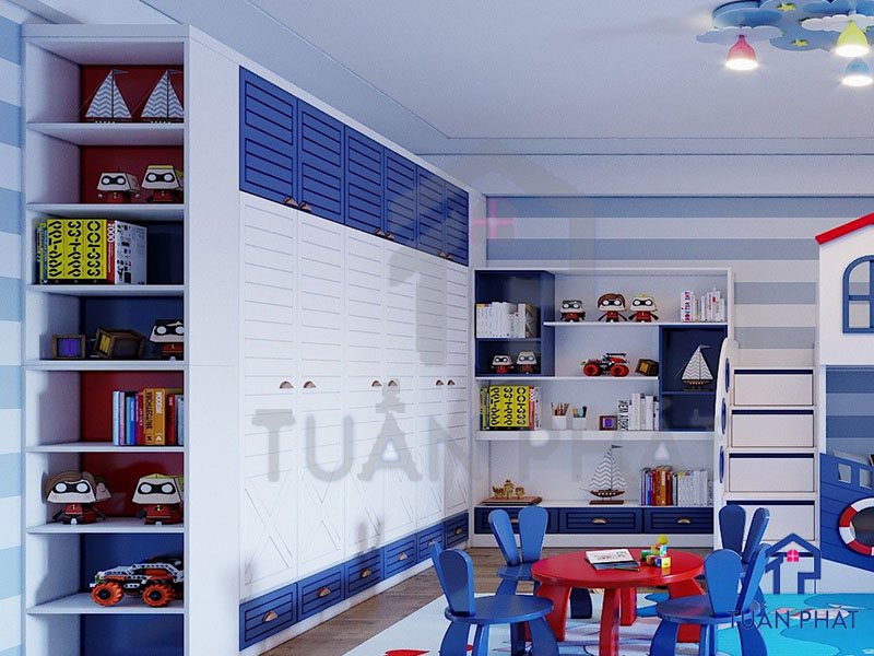 thi cong noi that phong tre em 25