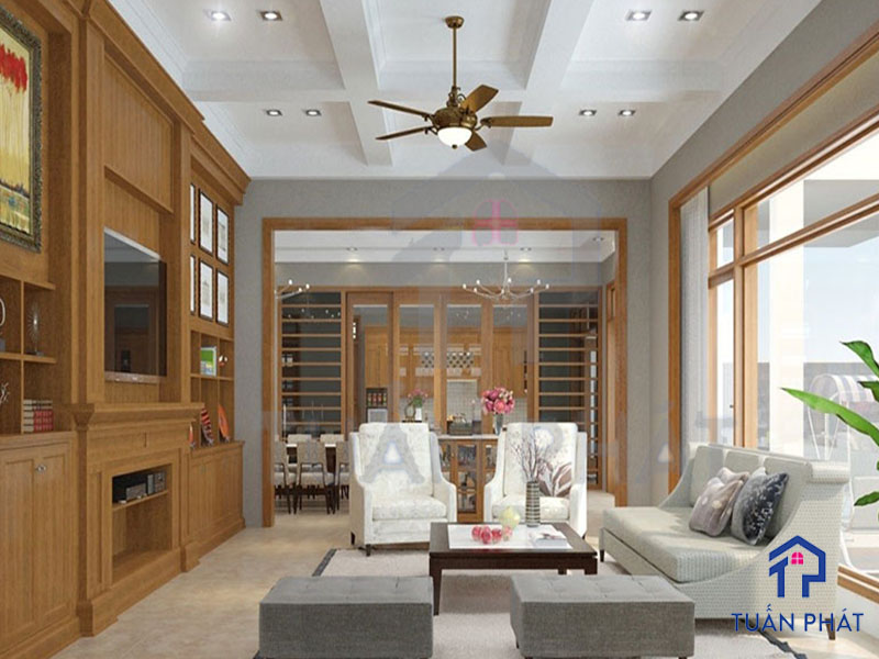 20+ Các Mẫu Thiết Kế Nội Thất Phòng Khách Liền Bếp Tiện Lợi Tiết Kiệm Không Gian 23 thiet ke noi that phong khach lien bep 15