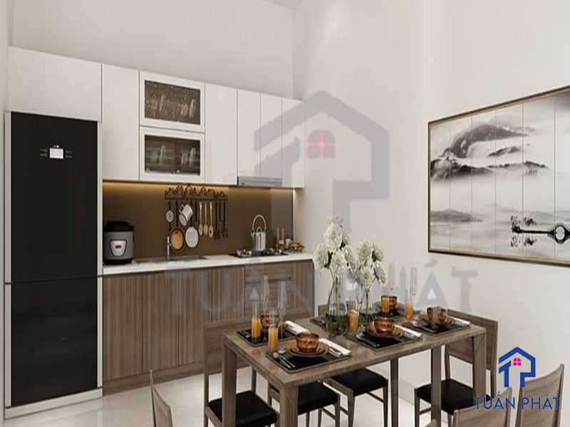 20+ Các Mẫu Thiết Kế Nội Thất Phòng Khách Liền Bếp Tiện Lợi Tiết Kiệm Không Gian 16 thiet ke noi that phong khach lien bep 7