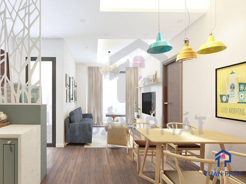 20+ Các Mẫu Thiết Kế Nội Thất Phòng Khách Liền Bếp Tiện Lợi Tiết Kiệm Không Gian 30 thiet ke noi that phong khach lien bep12