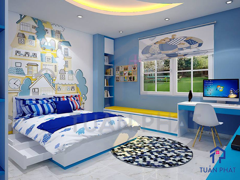 20+ Các Mẫu Thiết Kế Nội Thất Phòng Ngủ Cho Con Trai 20 thiet ke noi that phong ngu cho con trai 21