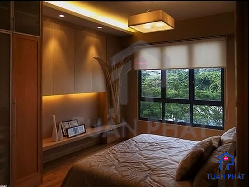 Top những ý tưởng thiết kế phòng ngủ 10m2 hot nhất hiện nay 9 Nên sử dụng gương lớn vừa để trang trí cho phòng ngủ