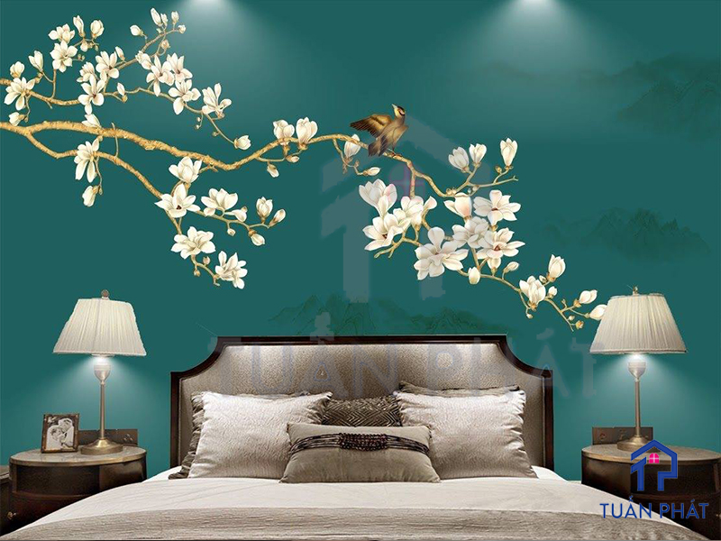 Giấy Dán Tường Phòng Ngủ Giá Rẻ, Mẫu Mã Phong Phú 6 Lợi ích khi sử dụng giấy dán tường phòng ngủ thay thế màu sơn