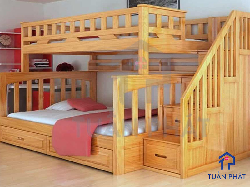 Lý do nào cho thấy hối tiếc khi bỏ qua mẫu giường tầng gỗ sồi?