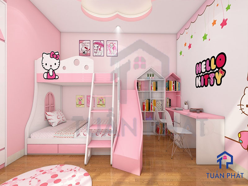 Giá trị mang lại từ giường tầng Hello Kitty