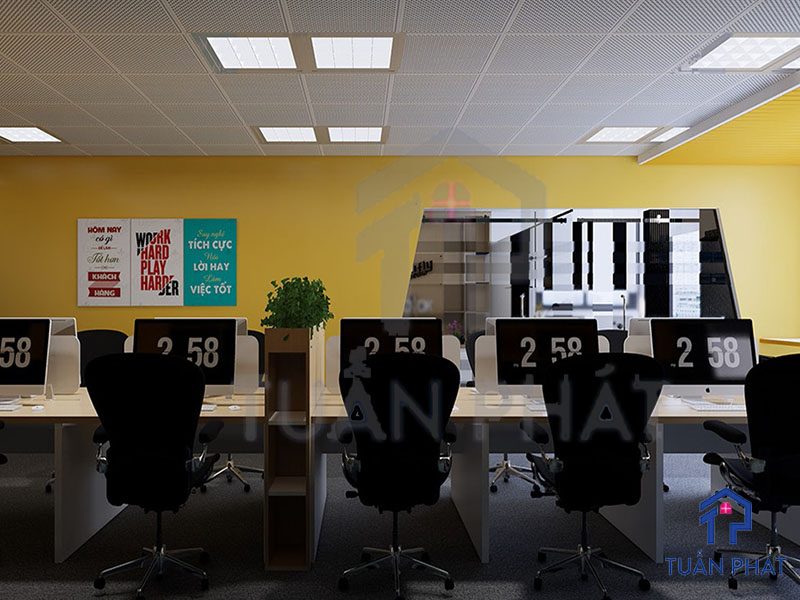 Lợi ích thiết kế nội thất văn phòng đẹp giúp tạo sự “nhận dạng” đặc trưng của công ty 