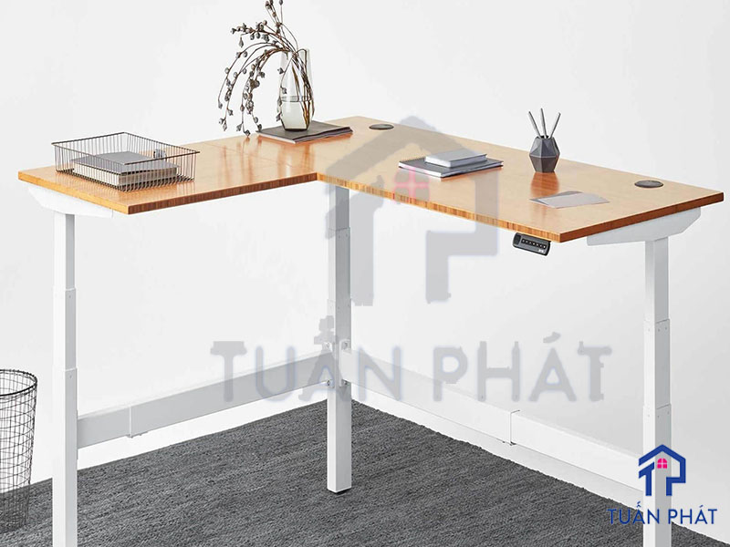 Mẫu bàn làm việc thông minh gấp gọn thiết kế phần chân gấp thấp