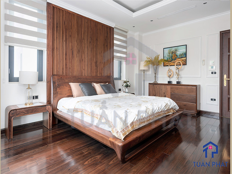 Một chiếc giường ngủ phong cách hiện đại mang đến sự thoải mái và dễ chịu tuyệt đối cho người sử dụng