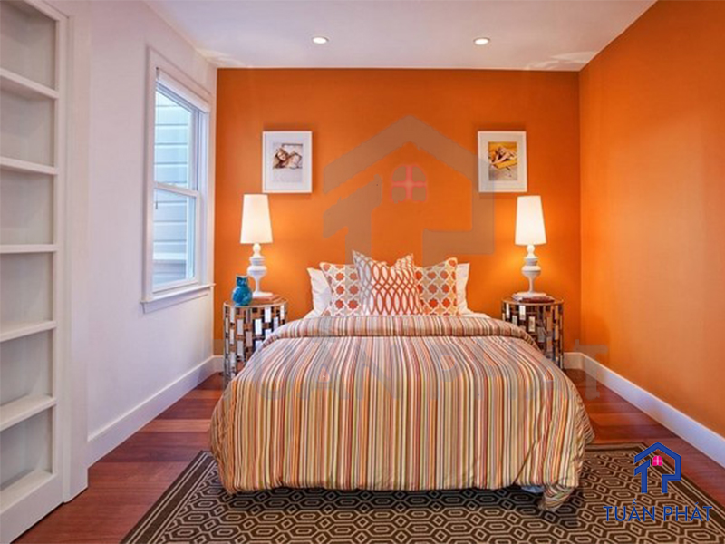 Top 7+ ý tưởng phòng ngủ màu cam độc đáo lạ mắt