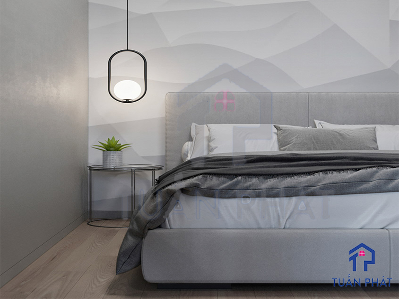 Ý tưởng thiết kế phòng ngủ màu xám hiện đại và độc đáo